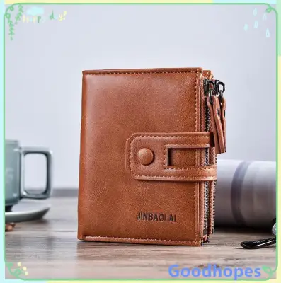 Men Wallet Leather short clutch wallets for men Cowhide Bifold Purse Slim Fashion Male Wallets Carteira