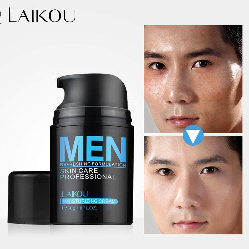 LAIKOU Men Anti Aging Face Cream Hyaluronic Acid Moisturizing Facial Cream Anti Wrinkle Whitening Day Cream For Mens
