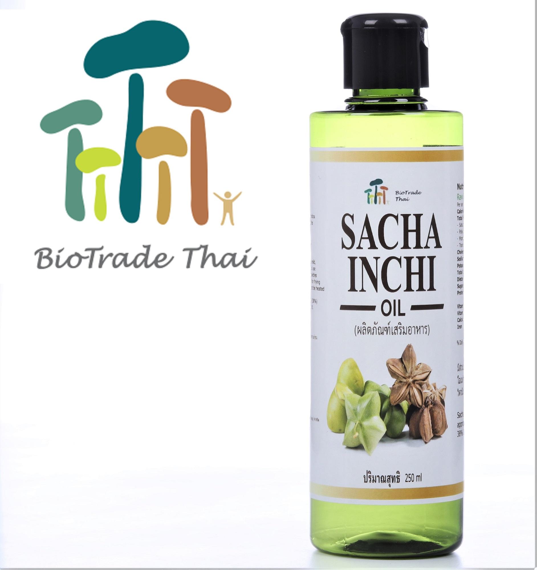 ไบโอเทรด (ไทย) น้ำมัน ถั่วดาวอินคา, สกัดเย็น, ไม่มีสิ่งอื่นเจือปน 1 ขวด, 1 x 250ml; น้ำมันถั่วดาวอินคาสกัดเย็นชนิด; 1x Biotrade Thai Sacha Inchi oil 250 ml, cold pressed, virgin (1 bottle of 250 ml)