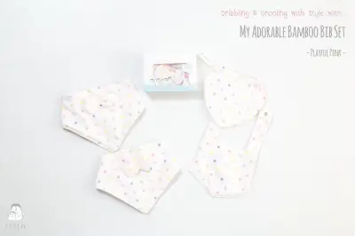 Iflin Baby - My Adorable Bamboo Bib Set