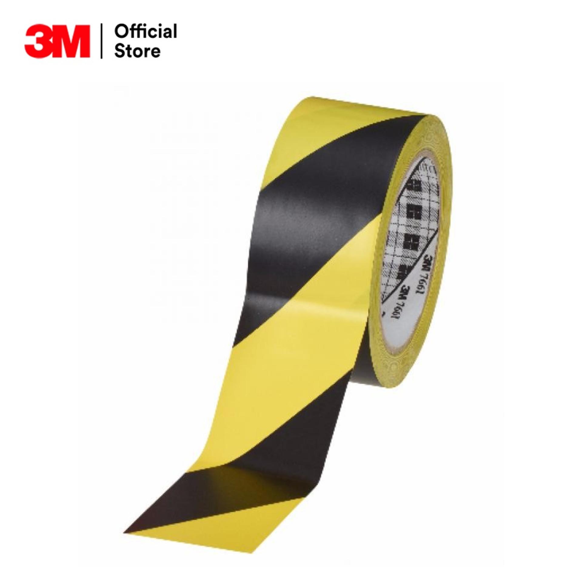 3M Yellow /Black Vinyl Tape, 2 Inch X 36 Yds, T76