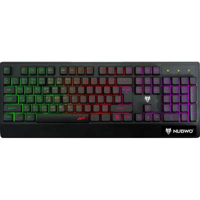 NUBWO คีย์บอร์ดเกมมิ่ง มีไฟ Mutant Gaming keyboard รุ่น NK-19