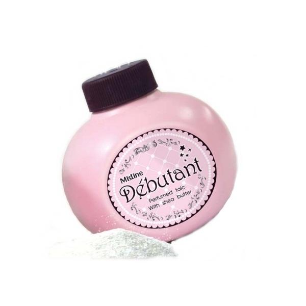 แป้งฝุ่นหอมพร้อมบำรุง มิสทีน เดบูตองท์ 100 กรัม / Mistine Debutant Perfumed Talc 100 g.