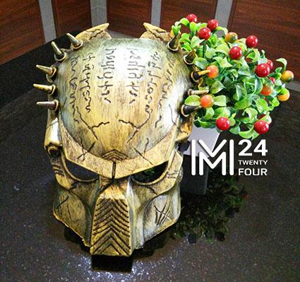 1 อัน Predators Mask หน้ากากพรีเดเตอร์ หน้ากาก พรีเดเตอร์ คอสเพลย์ ภาพยนต์ มนุษย์ต่างดาว ฮีโร่ ของเล่นเด็ก ของสะสม toy fashion halloween fancy mask cartoon hero m24