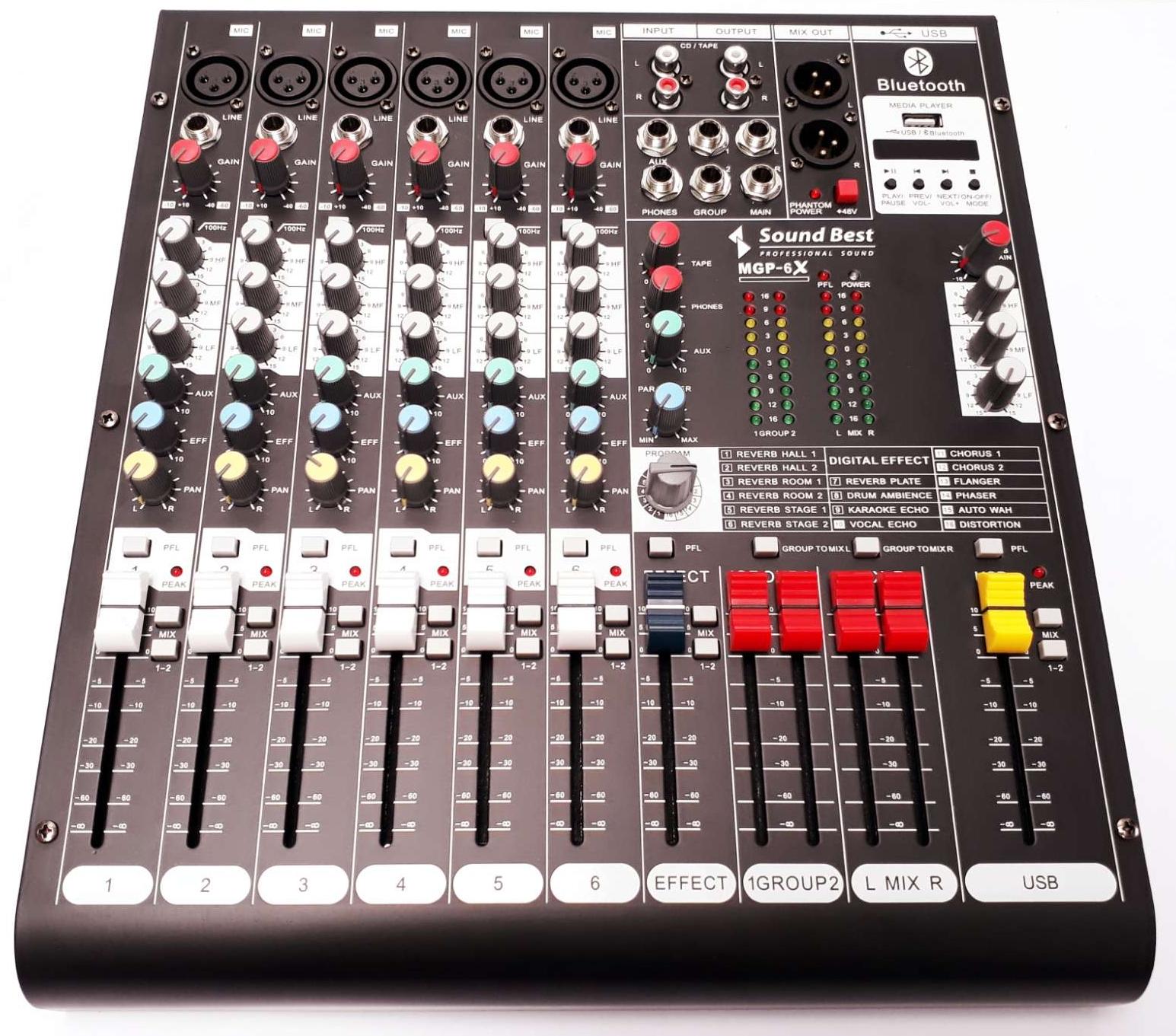 MIXER มิกเซอร์ SoundBest รุ่น : MGP-6X Bluetooth