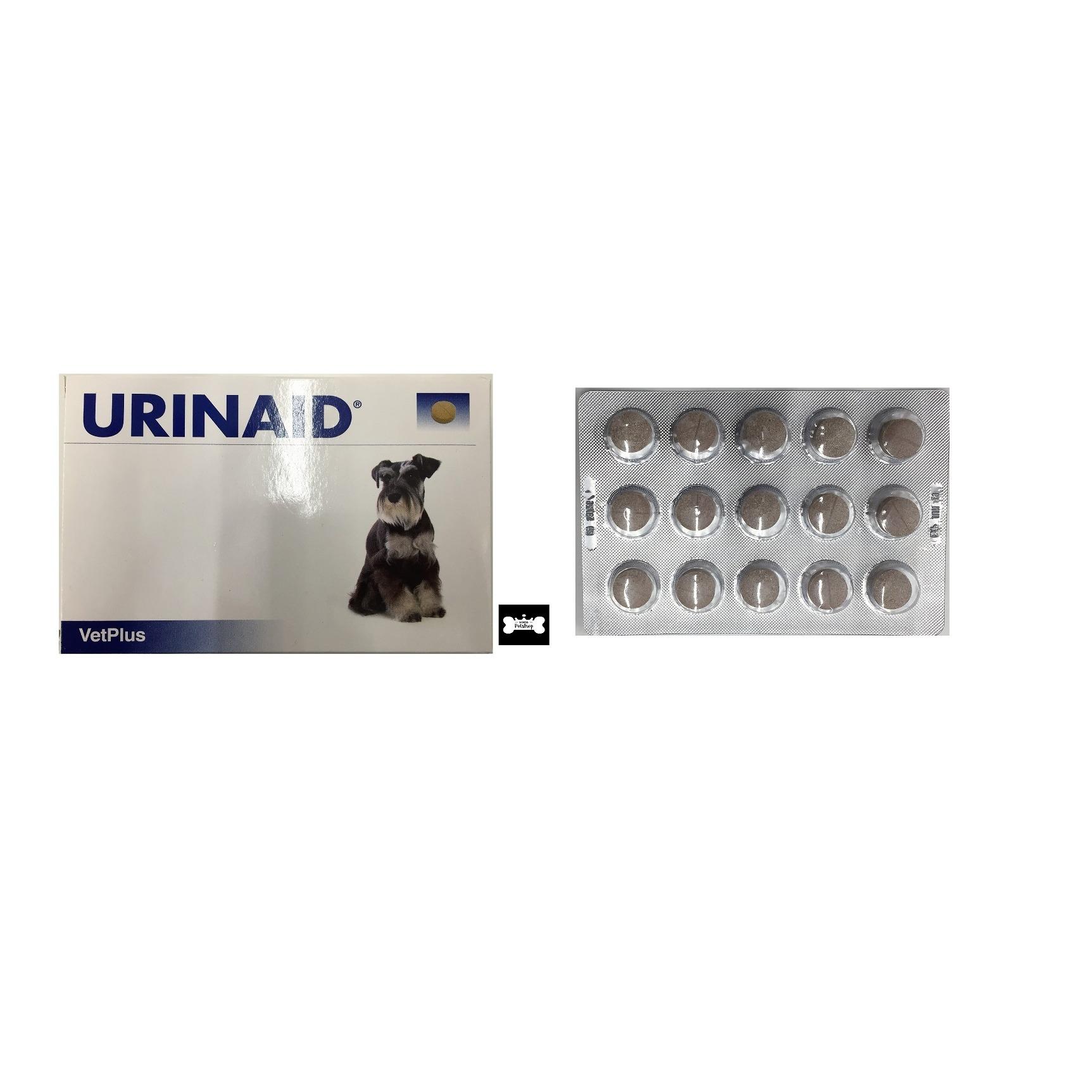 Urinaid chewable อาหารเสริม ประกอบการรักษาโรคกระเพาะฉี่อักเสบในสุนัข บรรจุ 60 caps