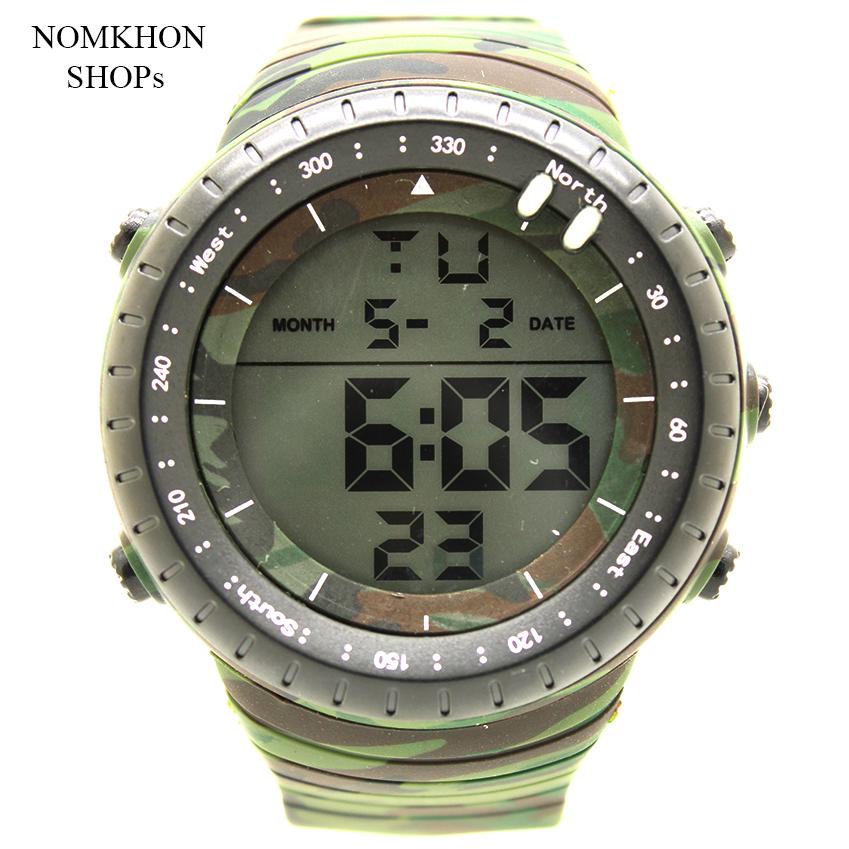 K SPORT นาฬิกาข้อมือผู้หญิงและผู้ชายสไตล์สปอร์ต สายยาง ระบบ Digital (ลายพรางทหาร)(รูปทรงกลมรุ่นใหม่) KSPG-001-003 ราคา 1,290 บาท*ส่งฟรี
