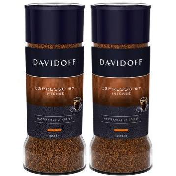 Davidoff Cafe Espresso 57 แดวิดอฟฟ์ คาเฟ่ เอสเพรสโซ 57 กาแฟสำเร็จรูป 100g. (แพคคู่) ราคา 628 บาท*ส่งฟรี