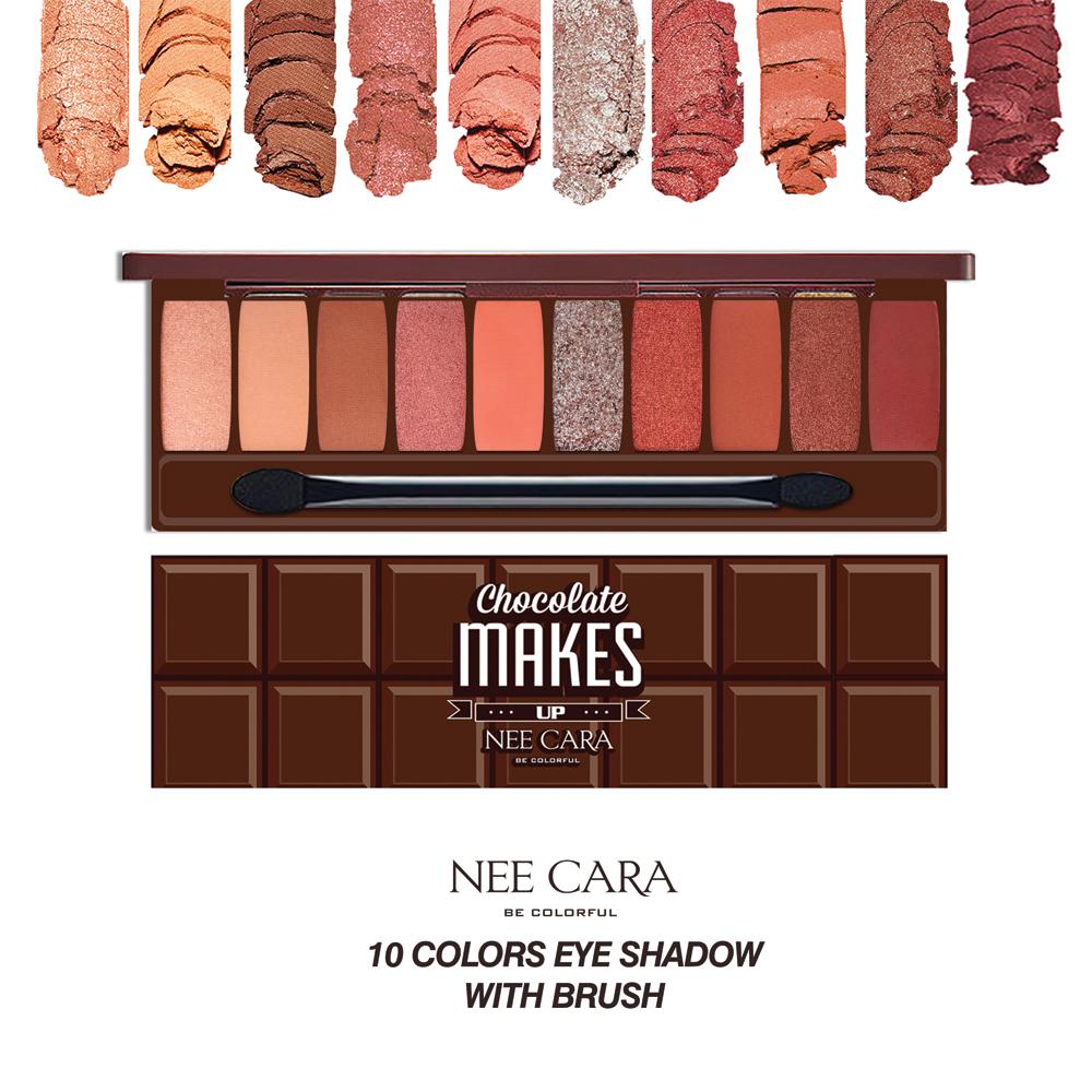 NEE CARA  EYESHADOW 10 COLOR N125 อายแชโดว์พาเรท 10 สี