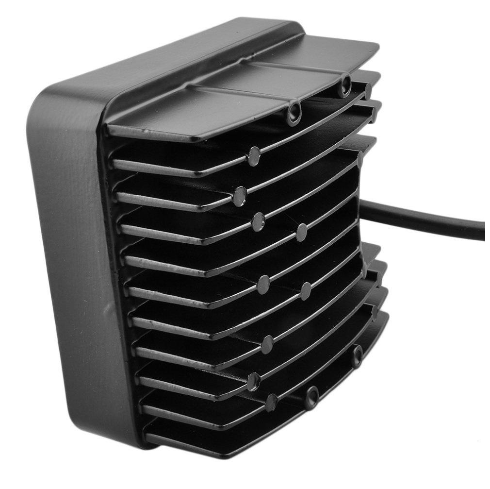 ราคาส่ง ไฟสปอร์ตไลท์ ไฟรถ ไฟท้าย แบบสี่เหลี่ยม ขนาด 4 นิ้ว กำลังไฟ 48 Watt ( LED 16 ดวง x 3Watt) ไฟ 12V-24V เเสงเขียว จำนวน 1 ชิ้น