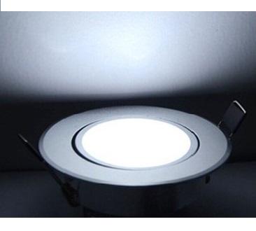 X5 สุดคุ้ม !! เเพ็ค 5 ชิ้น LED DOWNLIGHT 3W โคมไฟดาว์นไลท์ โคมไฟตกเเต่งเพดาน โคมไฟฝังฝ้า โคมไฟส่องเฉพาะจุด 3W เเสงขาว รุ่นขอบเงิน พร้อมหม้อเเปลง ติดตั้งใช้งานได้ทันที จำนวน 5 ชิ้น