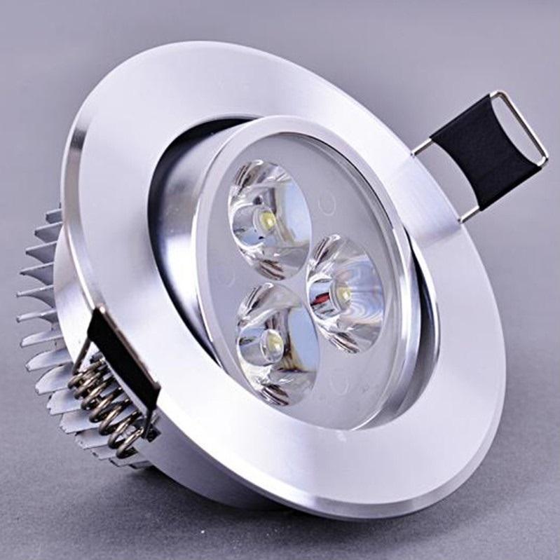 X5 สุดคุ้ม !! เเพ็ค 5 ชิ้น LED DOWNLIGHT 3W โคมไฟดาว์นไลท์ โคมไฟตกเเต่งเพดาน โคมไฟฝังฝ้า โคมไฟส่องเฉพาะจุด 3W เเสงขาว รุ่นขอบเงิน พร้อมหม้อเเปลง ติดตั้งใช้งานได้ทันที จำนวน 5 ชิ้น