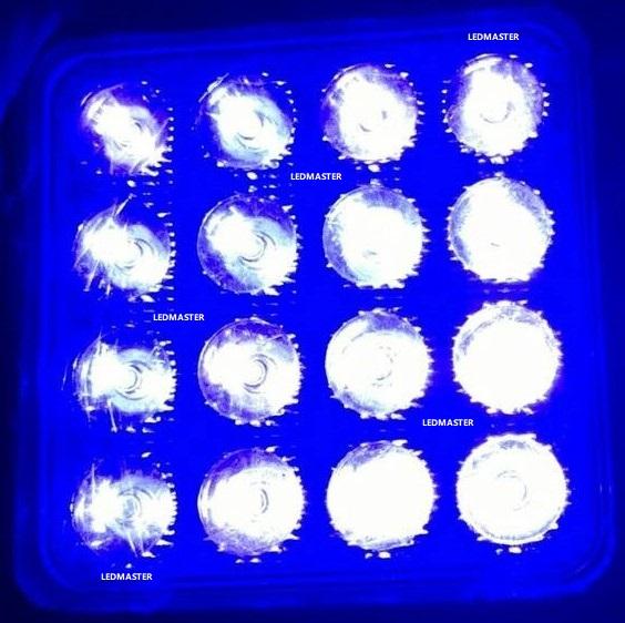 ราคาส่ง ไฟสปอร์ตไลท์ ไฟรถ ไฟท้าย แบบสี่เหลี่ยม ขนาด 4 นิ้ว กำลังไฟ 48 Watt ( LED 16 ดวง x 3Watt) ไฟ 12V-24V เเสงน้ำเงิน จำนวน 1 ชิ้น