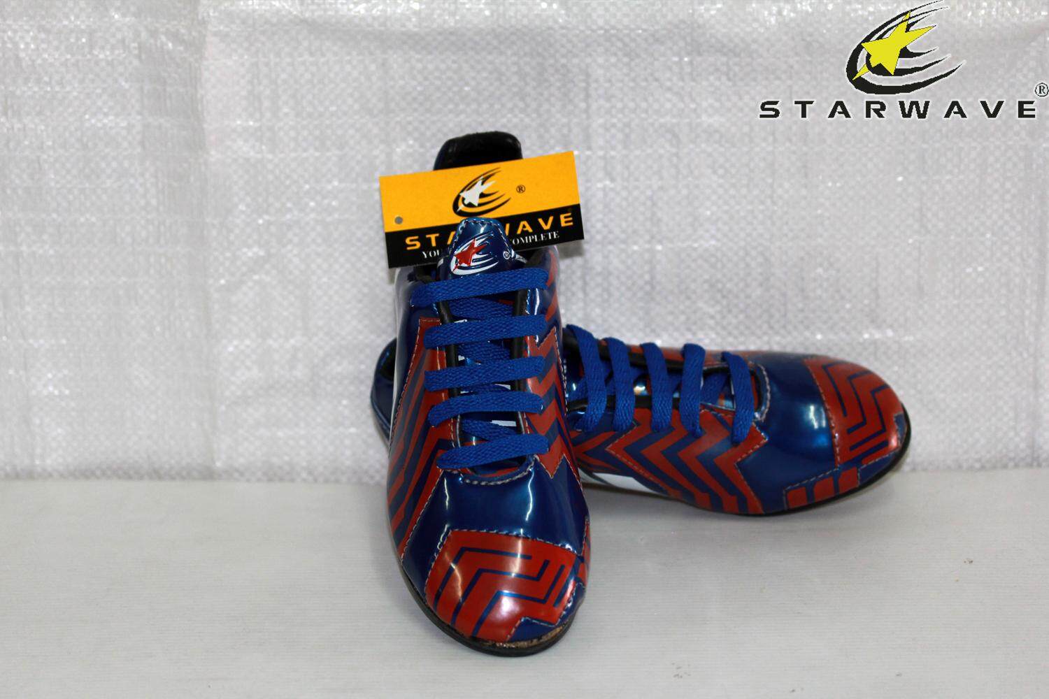 Starwave รองเท้า ฟุตบอลเด็ก (สตั๊ด ) Football Shoes Sf62 เบอร์ 0.5  สีน้ำเงิน