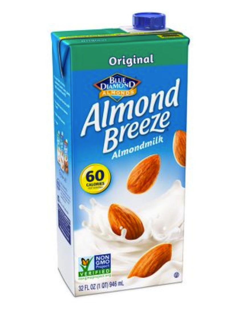 Blue Diamond Almond Breeze Almond Milk Original บลูไดมอนด์ อัลมอนด์ บรีซ นมอัลมอนด์ สูตรออริจินอล 946ml.