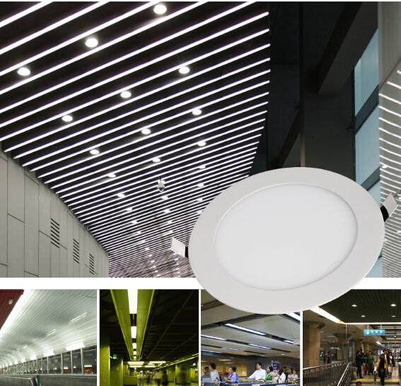 ราคาส่ง LED SMALL panel รุ่นSLIM โคมไฟฝังฝ้า โคมไฟเพดาน led ทรงกลม