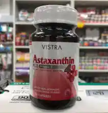 ภาพขนาดย่อของภาพหน้าปกสินค้าVISTRA Astaxanthin 4 mg Plus Vitamin E วิสทร้า แอสตาแซนธิน 4 มก. +วิตามินอี (30 แคปซูล) 1ขวด จากร้าน PharmYaPharmacist บน Lazada