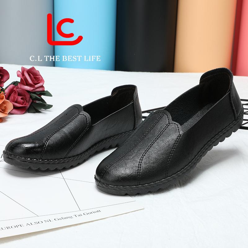 CL รองเท้าหญิงแบบสวม รองเท้าสตรี รองเท้าหุ้มส้น เซฟตี้ CDMB8827 Size36-41