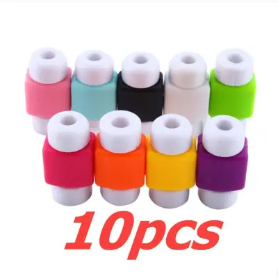 Phone Charging Cable Earphone Protector Case Data Line Protection Cover New 10pcs