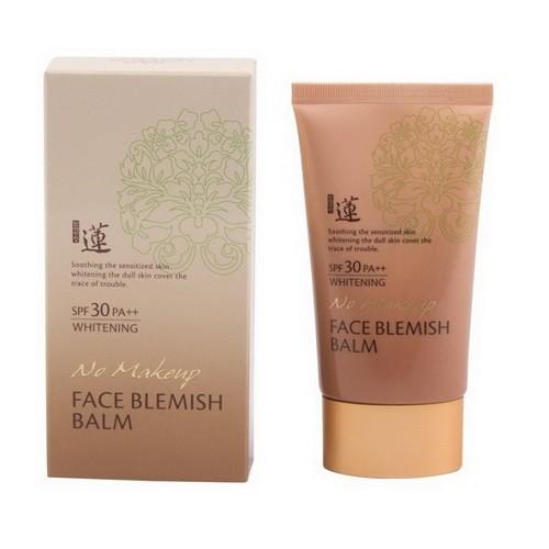 Welcos No Makeup Face Blemish Balm SPF30 PA++ Whitening 50ml. ฉลากไทย