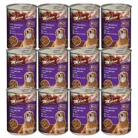 Marvo Lamb Chunk in Gravy Adult Dog Food 400 g (12 cans) อาหารสุนัข มาร์โว สูตรเนื้อแกะในนำ้เกรวี่ สำหรับสุนัขอายุ 1ปีขึ้นไป 400กรัม (12 กระป๋อง)