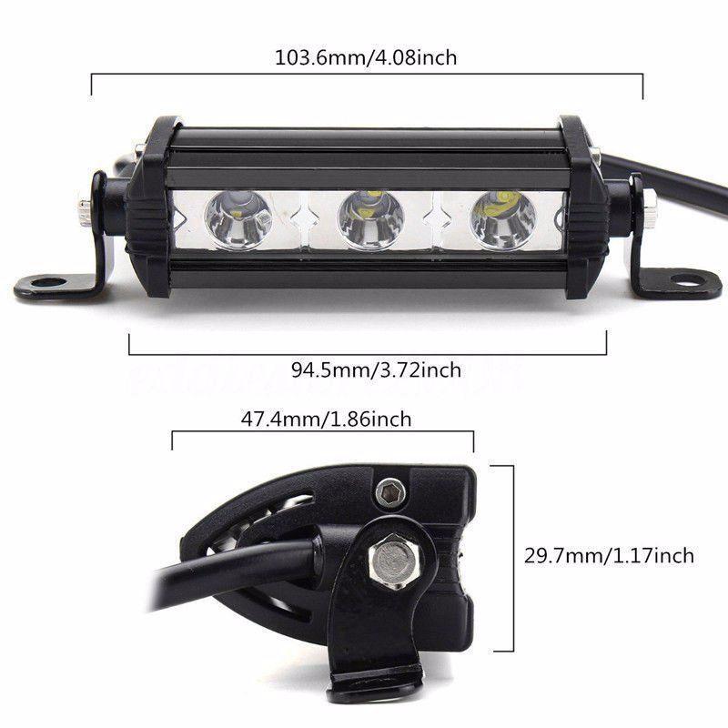 X4 ได้ 4 ชิ้น ราคาโปรโมชั่น + ส่งฟรี !! LED SPOT BEAM ไฟสปอร์ตไลท์ ไฟหน้ารถ ไฟท้าย ไฟรถมอเตอร์ไซต์ บิ๊กไบค์ ATV จักรยาน สว่างมาก 9 Watt 12V-24V เเสงขาว งานพรีเมี่ยม จำนวน 4 ชิ้น