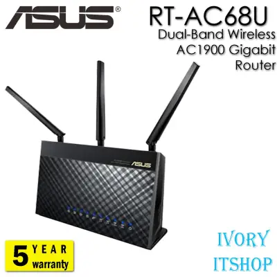 Asus RT-AC68U Dual-Band Wireless AC1900 Gigabit Router