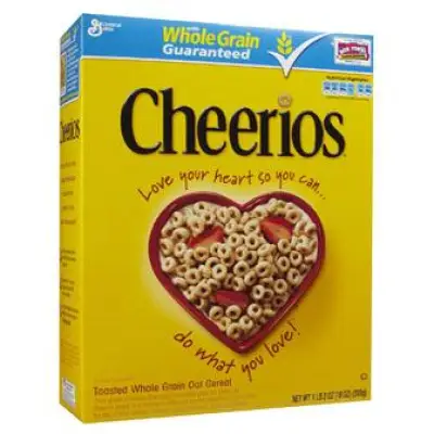 General Mills Cheerios Oat Cereal 252 g. เจเนอรัลมิลเชริออสซีเรียลข้าวโอ๊ตอบกรอบ