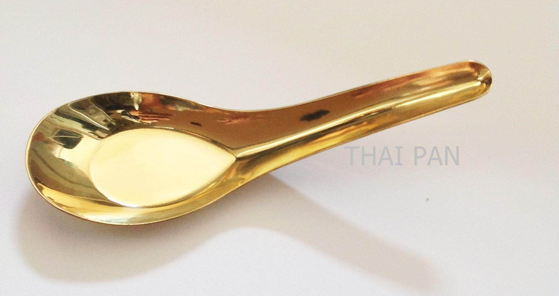 ช้อน ทองเหลือง  Brass spoon