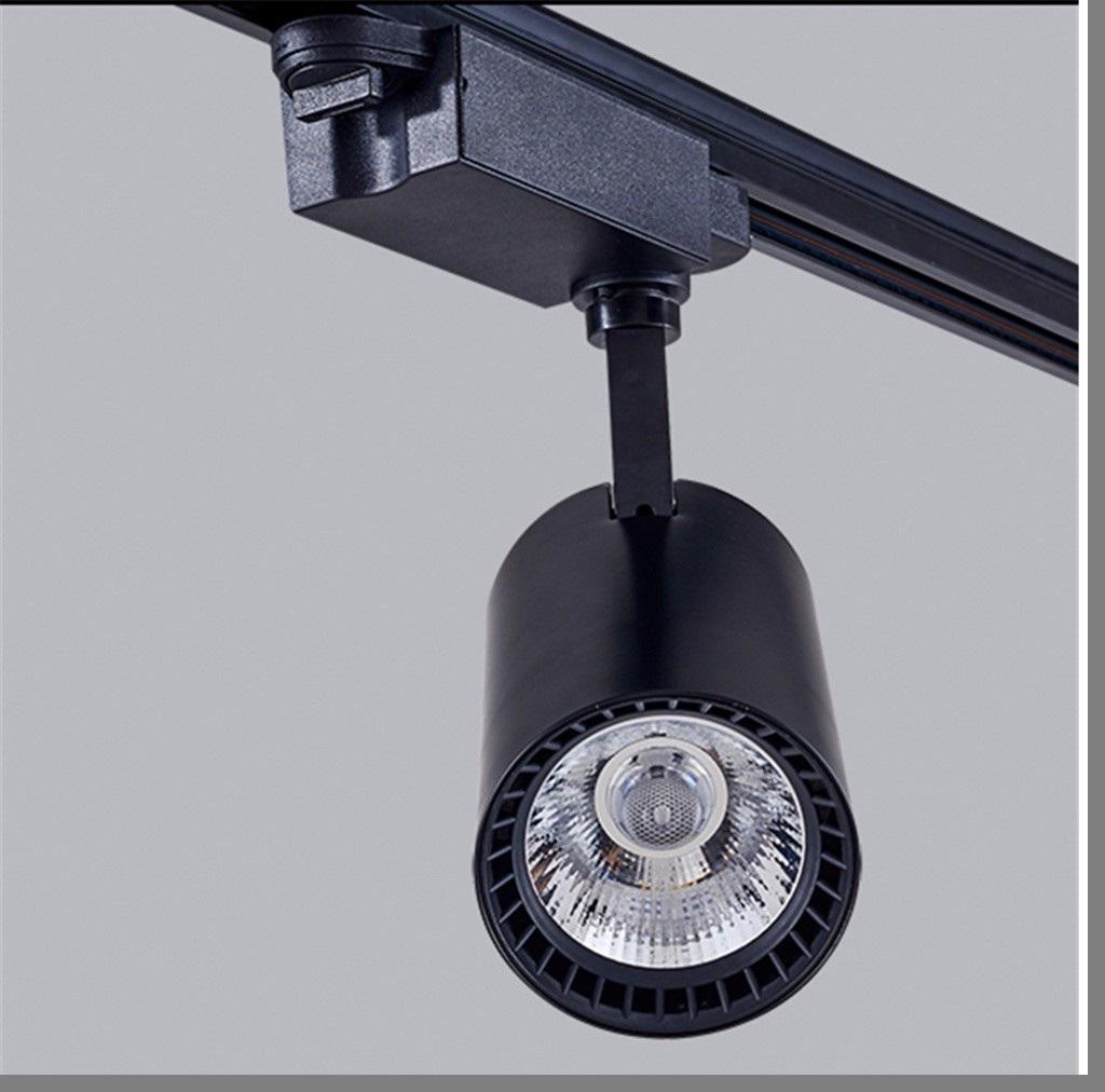 ราคาส่งถูกกว่าโรงงาน โคมไฟแทรกไลท์ LED Tracklight Chip COB 30W Body Black