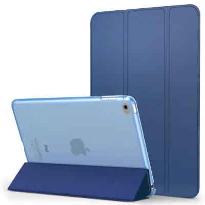 Case cool cool เคสไอแพดแอร์ 2 iPad Air 2 Magnet Transparent Back case (Dark blue/สีน้ำเงิน)