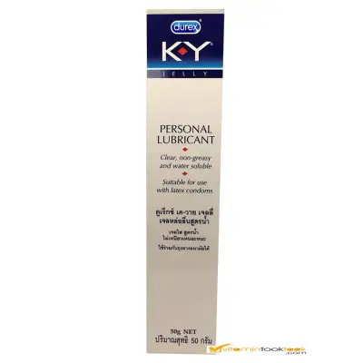 KY Persolnal Lubricant gel เจลหล่อลื่นสูตรน้ำ 50 gm.(1หลอด)