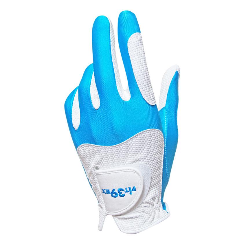 ถุงมือกอล์ฟ FIT39EX Glove รุ่น Classic สี Blue Shell/White (ข้างซ้าย)