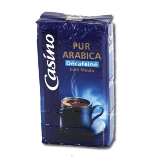 Casino Pur Arabica Decaf Ground Coffee คาสิโน เพียว อาราบิก้า ดีคาฟ กาแฟคั่วบด (France Imported) 250g.