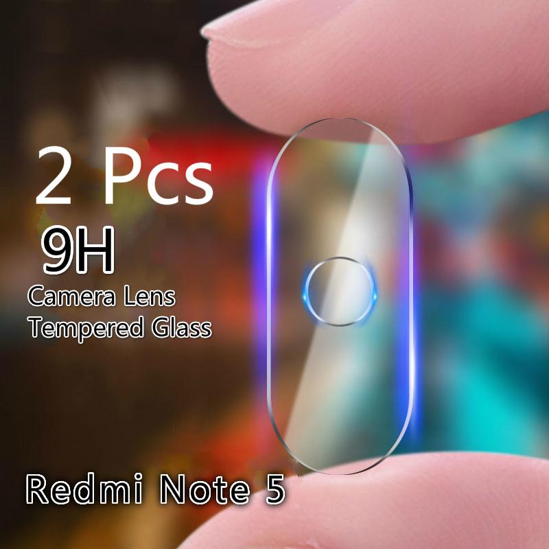 2 Pcs Xiaomi Redmi Note 5 Lensa Kamera Kaca Antigores 5D Lensa Mulus Menutupi Layar Pelindung Lapisan Film untuk Redmi Note 5-Intl