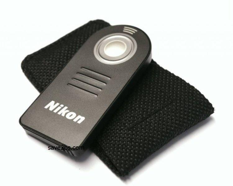 Wireless Infrared Remote รีโมทไร้สาย เทียบเท่า Nikon ML-L3 (Black)