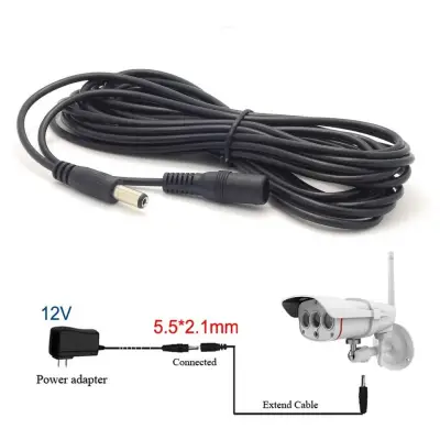 Adapter/converter/extension cable from Male 5.5 x 2.1 mm To Female