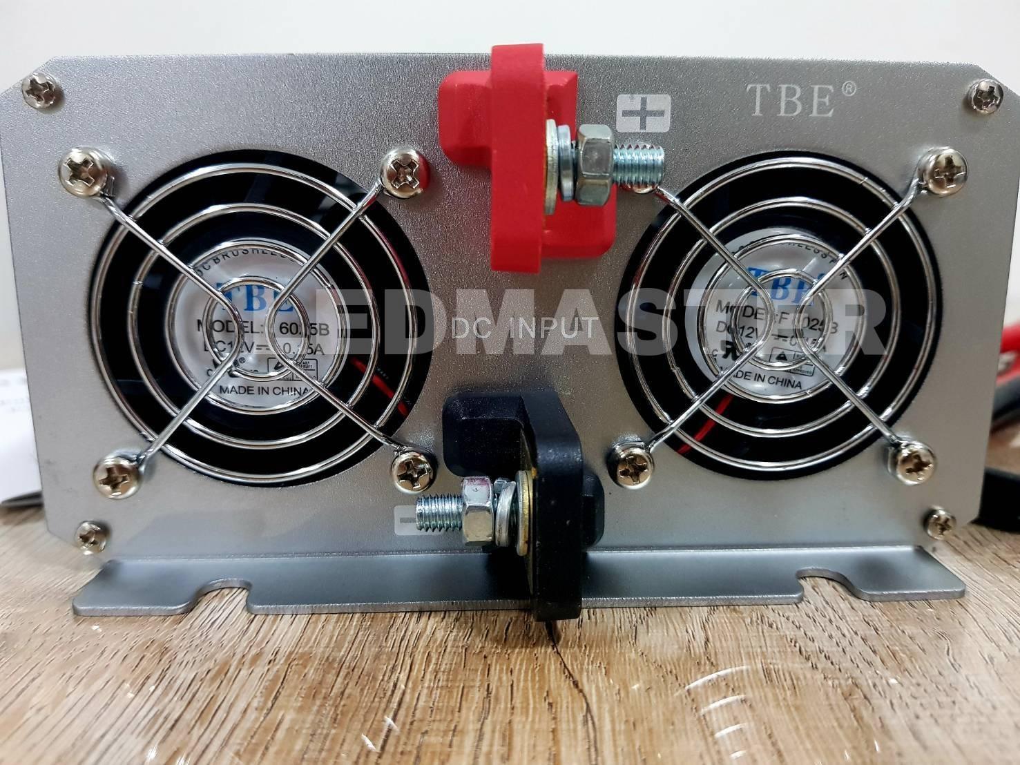 อินเวอร์เตอร์เพียวซายเวฟ 4000W 12V ยี่ห้อ Tbe inverter pure sine waver 12v to 220v 4000W อินเวอร์เตอร์ใช้กับเครื่องเสียง รถแห่ เครื่องเชื่อม ตู้เชื่อมอินเวอร์เตอร์