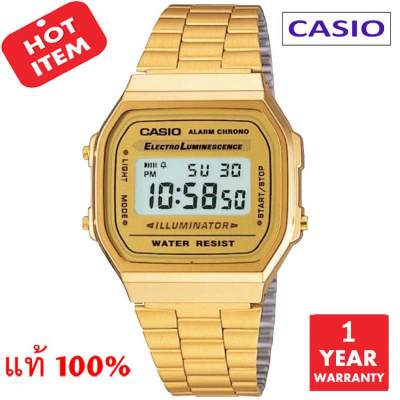 นาฬิกา / นาฬิกาข้อมือ Casio Standard Digital รุ่น A168WG-9WDF (Gold) มั่นใจแท้ 100% - ประกัน CMG นาฬิกา / นาฬิกาข้อมือ Casio Standard Digital รุ่น A168WG-9WDF (Gold) มั่นใจแท้ 100% - ประกัน CMG