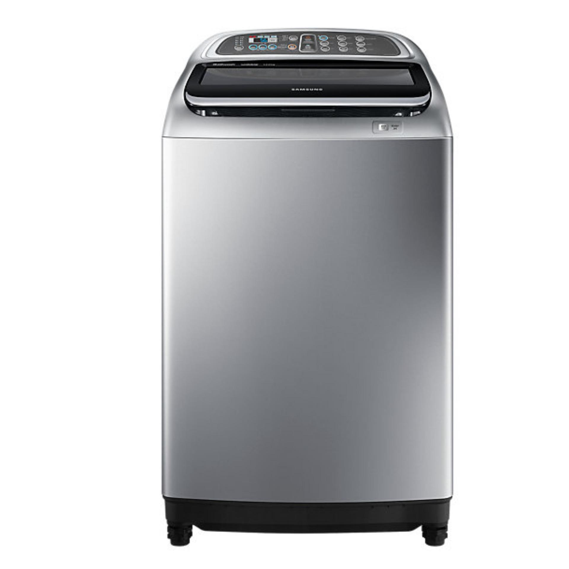 Samsung เครื่องซักผ้าฝาบน WA14J6730SS/ST พร้อมด้วย Activ Dualwash, 14 กก.