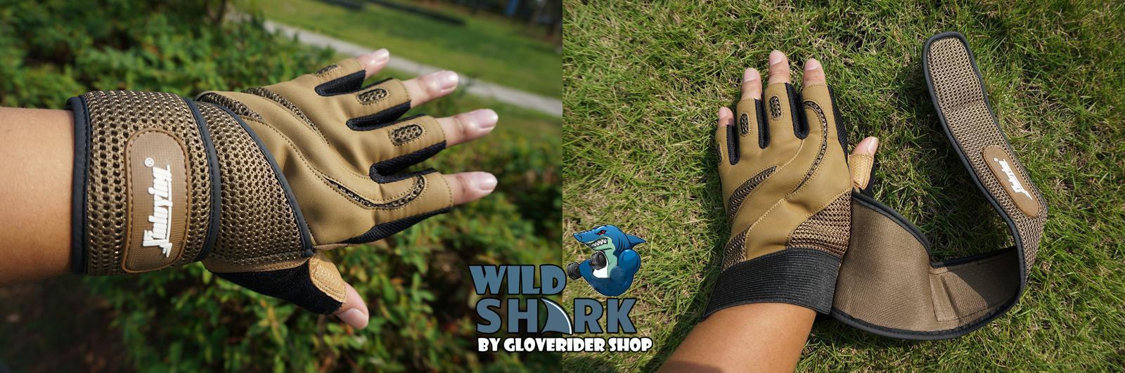 xinluying 216 ถุงมือยกน้ำหนัก ถุงมือฟิตเนส ถุงมือหนัง Fitness Glove