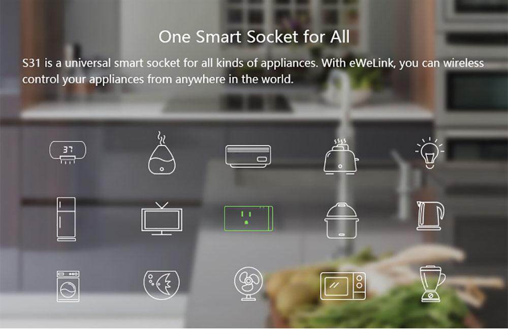 สมาร์ทปลั๊ก Smart Plug Sonoff S31 - DMS Smart