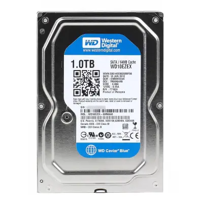 1.0 TB HDD (ฮาร์ดดิส) WD SATA-3 BLUE (WD10EZEX) มือ2 พร้อม windows10pro