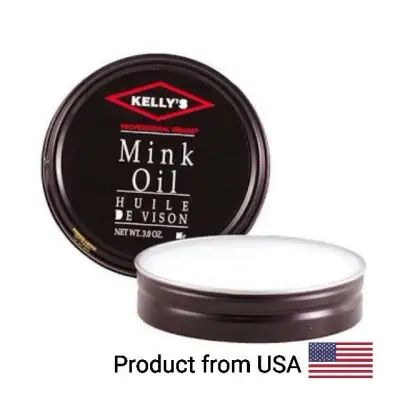 KELLY’s Mink Oil เคลลี่ มิงค์ออยล์ ไขปลาวาฬ ไขวาฬ บำรุงขัดเงารองเท้าหนัง 85 กรัม