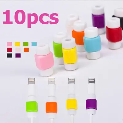 Headphone USB Data Charger Cord Cable Protector Saver Cover for iPhone iPad Android(10pcs)