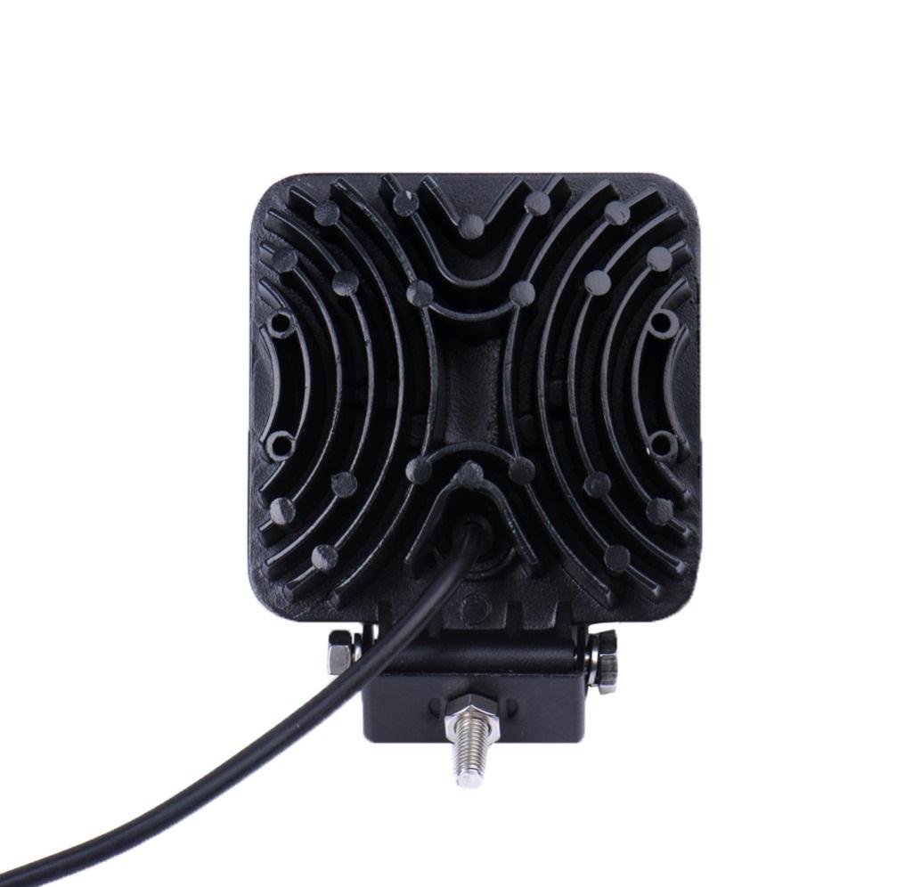 ราคาส่ง ไฟสปอร์ตไลท์ ไฟรถ ไฟท้าย แบบสี่เหลี่ยม ขนาด 4 นิ้ว กำลังไฟ 48 Watt ( LED 16 ดวง x 3Watt) ไฟ 12V-24V เเสงน้ำเงิน จำนวน 1 ชิ้น