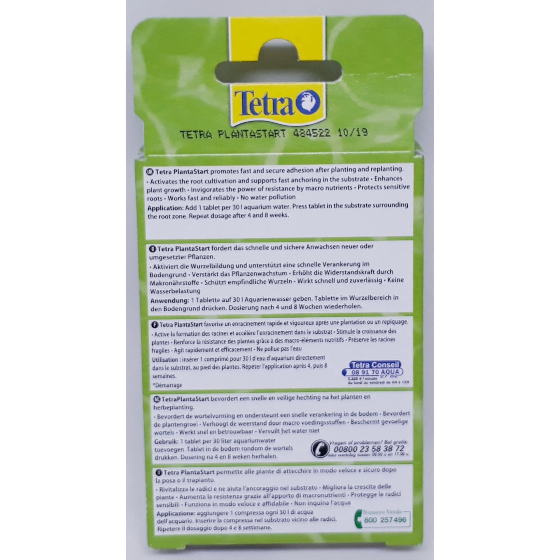 Tetra Planta Start ปุ๋ยเม็ดสำหรับต้นไม้น้ำ (10 เม็ด) | Ninekaow.com