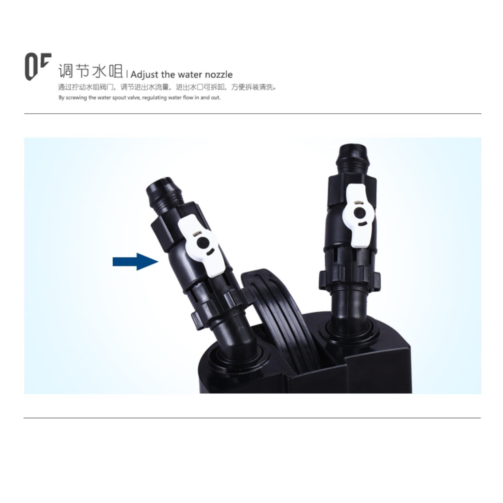 ATMAN AT-3338S ระบบกรองน้ำตู้ปลา แบบกรองนอกสำหรับตู้ขนาด 36-60 นิ้ว ...
