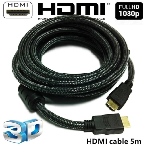ภาพหน้าปกสินค้าสาย TV HDMI 5 เมตร สายถักรุ่น HDMI 5M CABLE 3D FULL HD 1080P ที่เกี่ยวข้อง