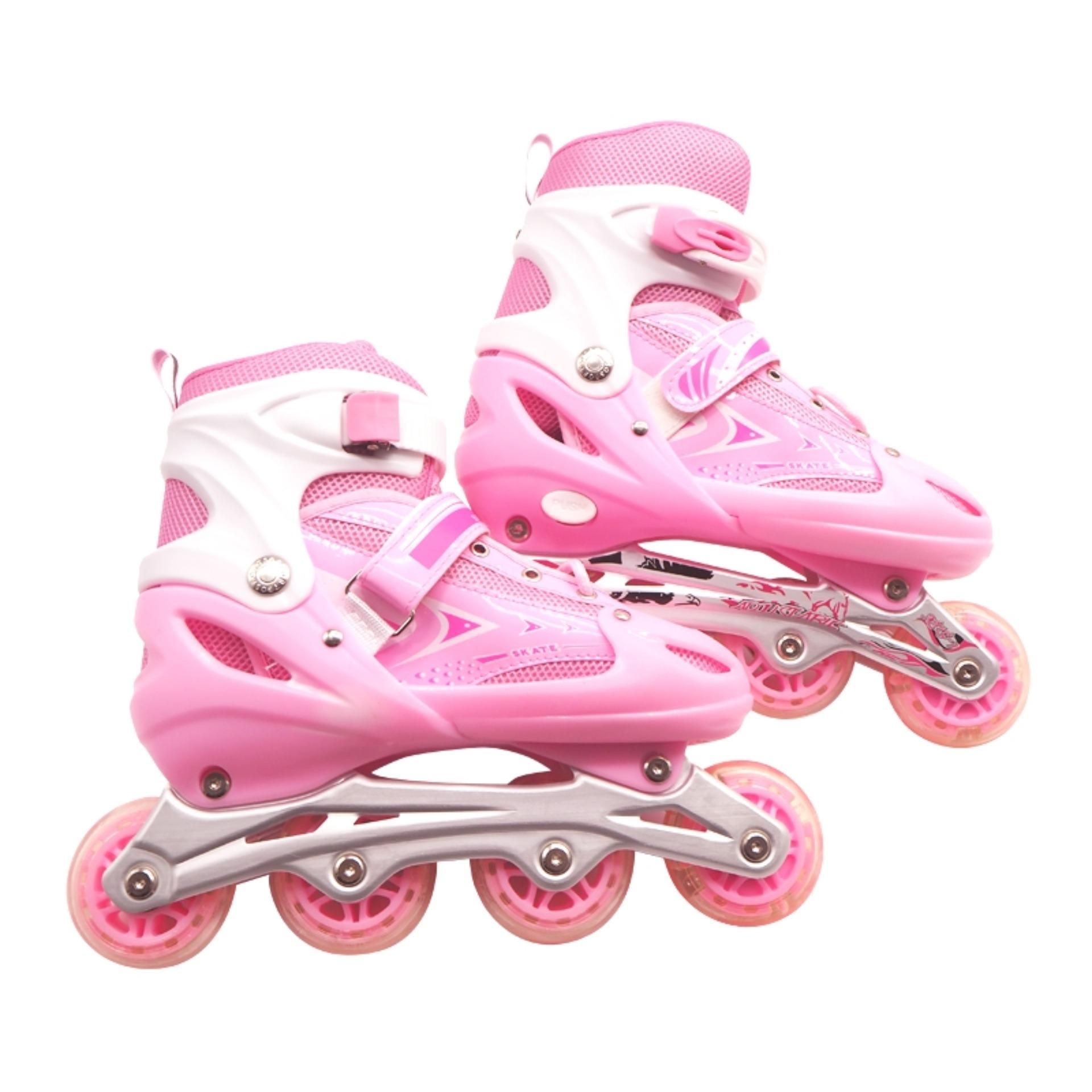 Roller Blade รองเท้าสเก็ต โรลเลอร์เบลด โรลเลอร์สเก�   ��ต เล่น สเก็ต Size L [39-43] สีชมพู